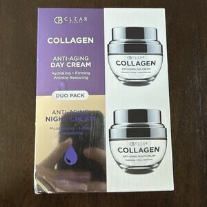 Clair Beauty Collagen Day/Night Moisturizer - Duo Set Value Pack